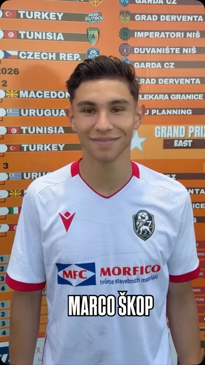 Náhled videa Rozhovor: Marko Škop po postupu do finále, Football7 Česko