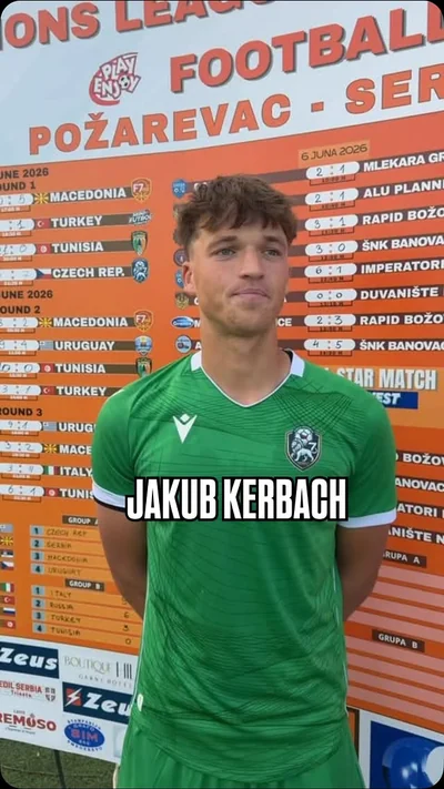 Náhled videa Jakub Kerbach po postupu do finále, Football7 Česko