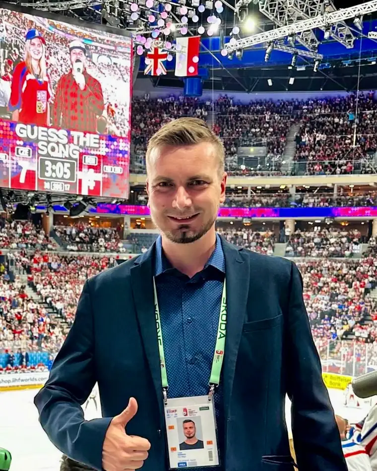 Lukáš Řezníček na sportovní akci